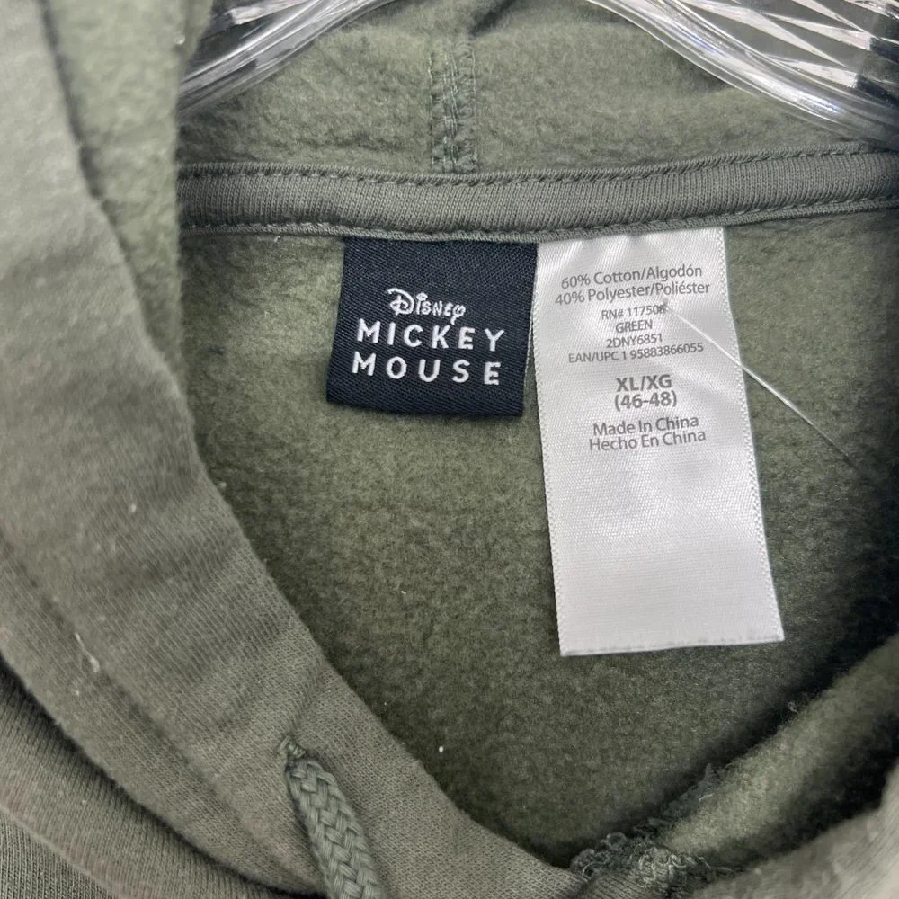 Disney Mickey Mouse Forverer Young Forever True pullover fleece men's sweater XL - Picture 5 of 5